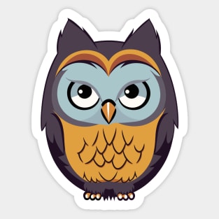 Introvert Owl Sticker